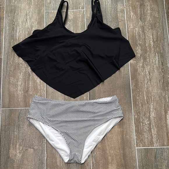 Other - Stylish Black and White Women's Bikini Set